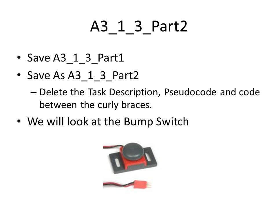 Bump switch vex cheap
